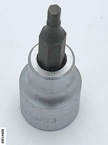 hansewerkzeug Steckschlüssel 3/8" für Innensechskantschrauben SW3, 22/48mm