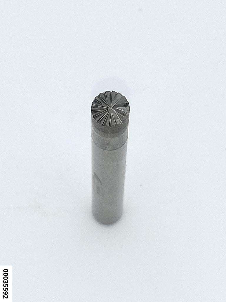 Spezial-Hartmetall-Bohrfräser stirnverzahnt 6,0mm / Gesamtlänge 50mm