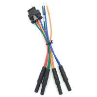 Aiguillage cosse de câble Nr.16/4P connec 4 broches sur prise banane 4,0mm