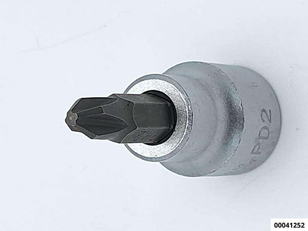 Steckschlüssel 3/8" PH2 Länge: 22/48mm