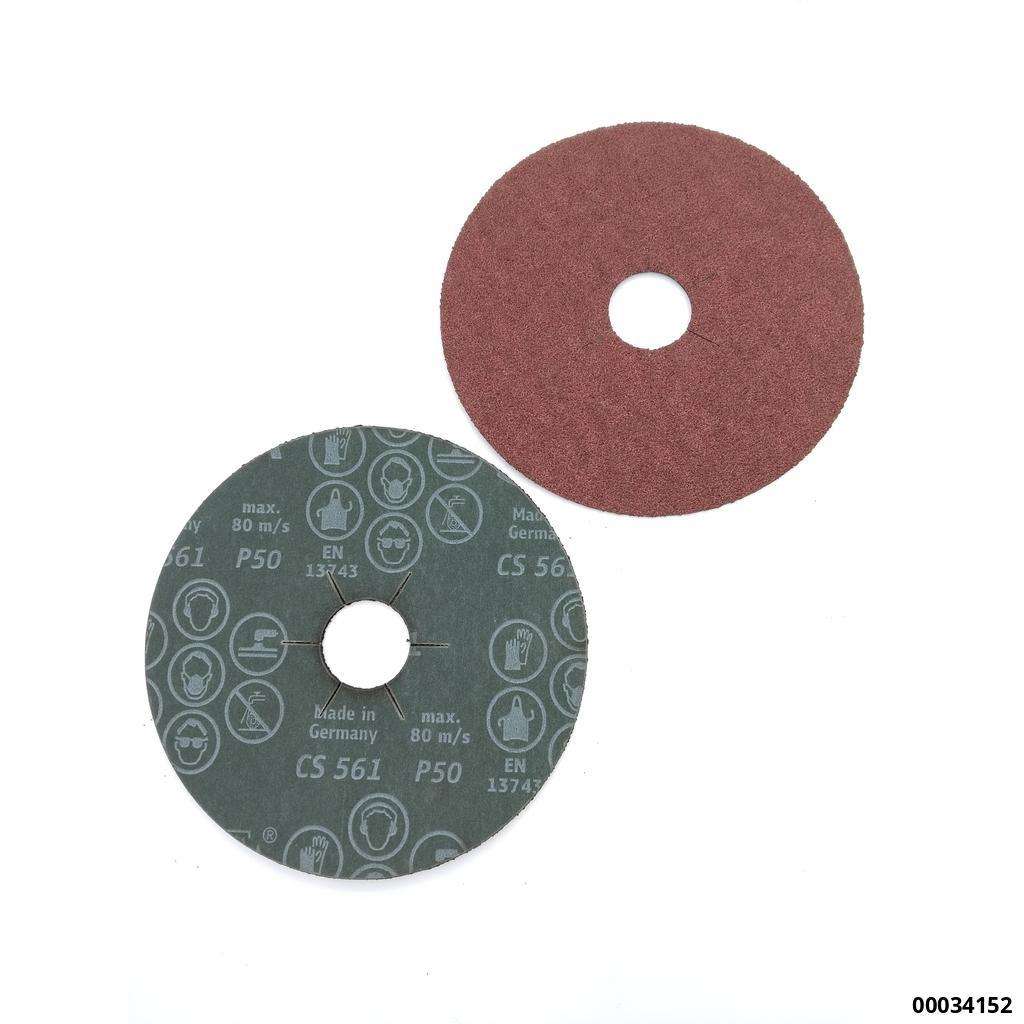 Vulkanfiberscheibe Form C 115mm Korn 50