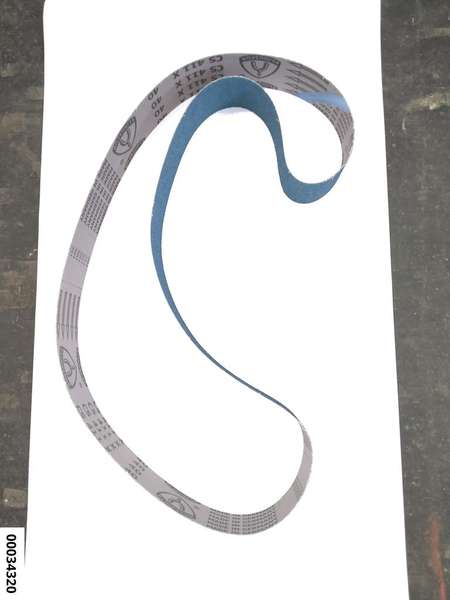 hansewerkzeug Hochleistungs-Schleifband 75x2000mm K40  "blau"  (für Stahl u. Edelstahl)