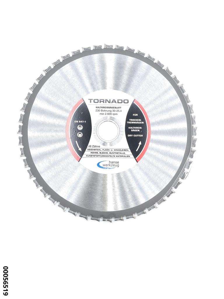 hansewerkzeug Tornado Kreisägeblatt HM-bestückt 230 x 2,2 x 30/ 25,4 mm  48 Zähne