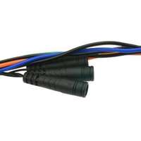 Aiguillage cosse de câble Nr.6a - 1x roug,bleu,ver, lamp LED sur 2,8mm plat m