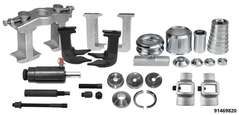 Kit 22t, outils dé/montage roulement de roue, pour roulement de roue standards et unités moyeu/roulement de roue compacts