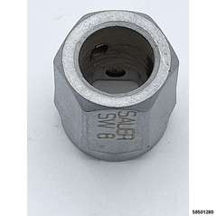 Spezialstecknuss SW 8 einsteckbar m. magnetischem aussen 6-kant SW12