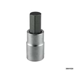 Steckschlüssel 1/2" f. Innensechskantschrauben SW19, Länge 62mm