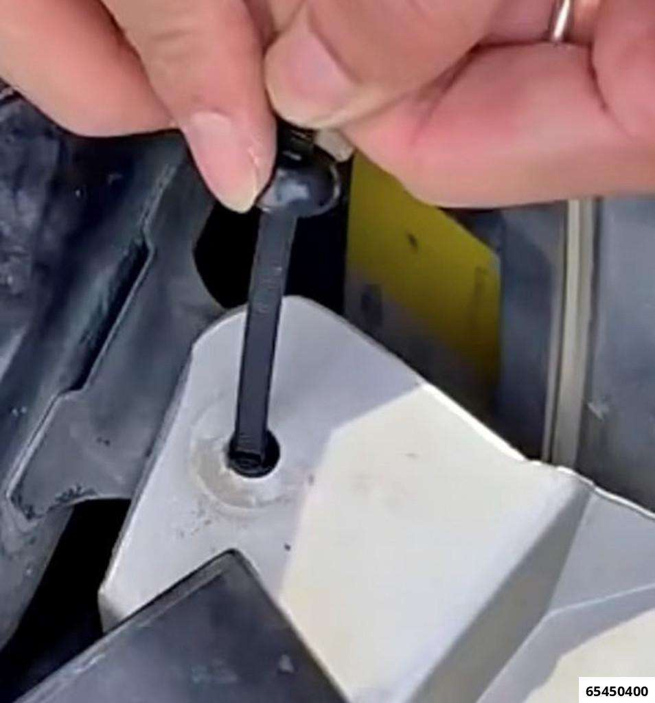 T-clip cable ties, 100 pcs.