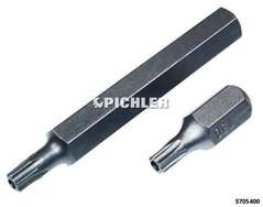 Embout Torx avec perçage réception 10 mm TXB 40 x 75