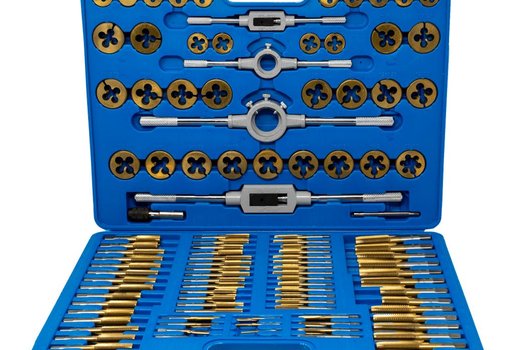 HAND TAP SET M2–M18 – HSS, 110-PIECE, MIXED COARSE & FINE THREAD - 2