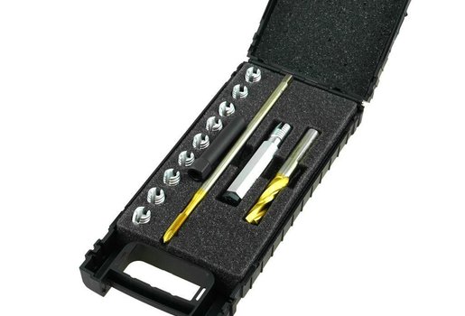 INJECTOR CLAMP BOLT THREAD REPAIR SET M6 EXTRA LONG - 1